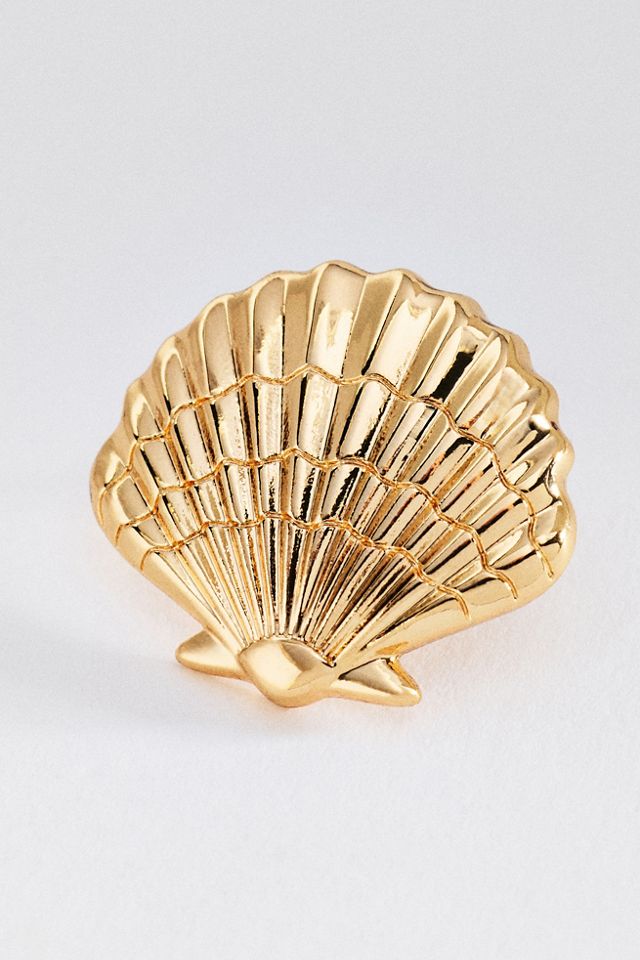 BaubleBar Marina Gold Seashell Earrings #1