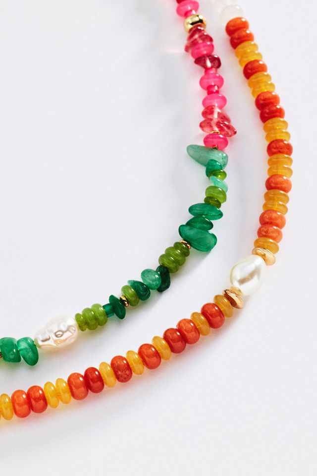 BaubleBar Harper Semi-Precious Layered Necklace #1