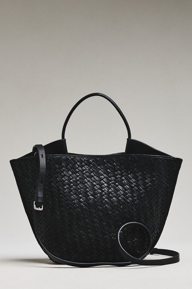 Ecotorie Austin Large Woven Leather Top Handle Bag #1