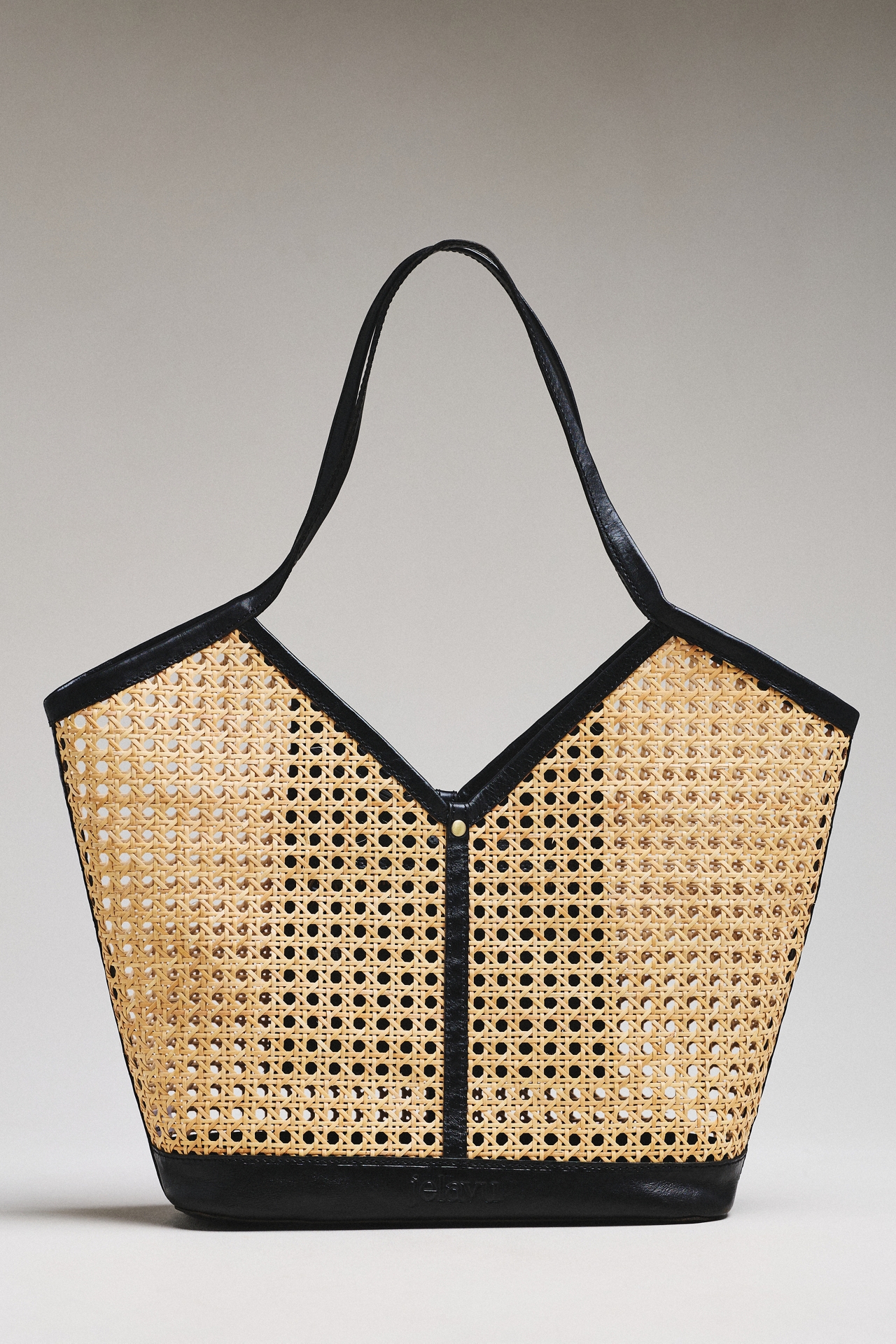 Jelavu Ophelia Handwoven Cane Tote Bag