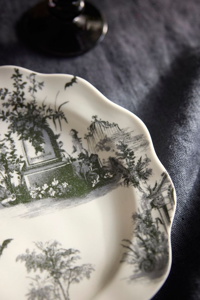 Halloween Toile Stoneware Side Plate #1