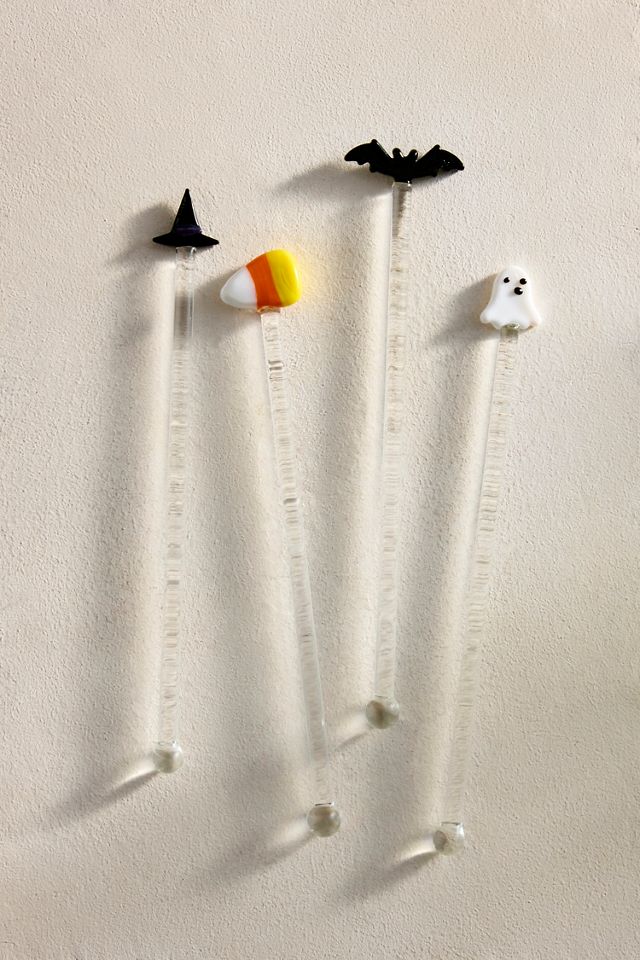 Halloween Icon Drink Stirrers, Set of 4 #3