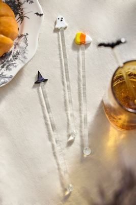 Halloween Icon Drink Stirrers, Set of 4