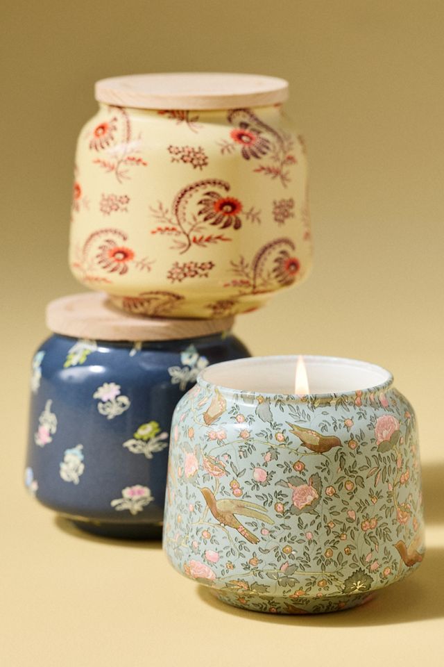 Printed Mini Gather Candle by Anthropologie: Amber Pumpkin & Spice #1