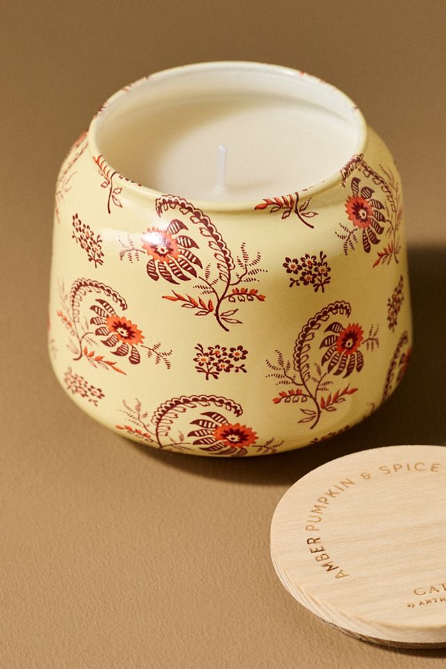 Printed Mini Gather Candle by Anthropologie: Amber Pumpkin & Spice #2
