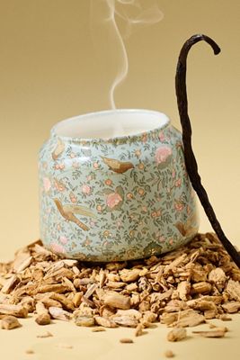 Printed Mini Gather Candle by Anthropologie: Woody Sandalwood & Vanilla