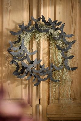 Bat Swarm Iron Wreath