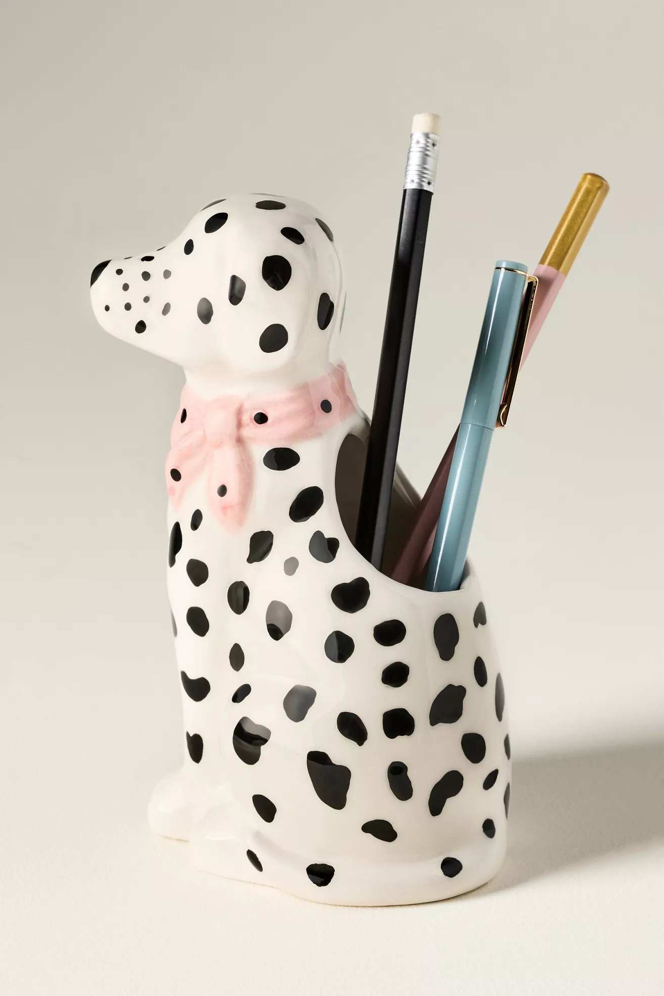 By Anthropologie Ceramic Dog Pen Cup