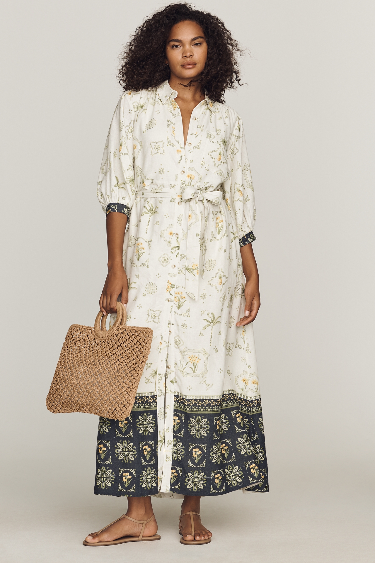 LSPACE Bella Raffia Tote Bag