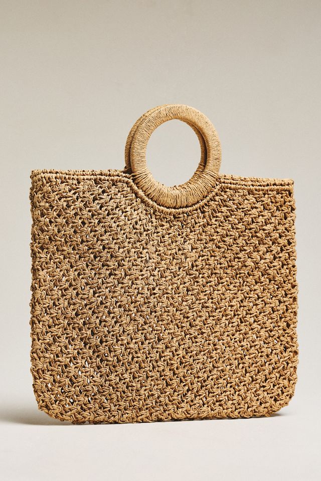 LSPACE Bella Raffia Tote Bag #2