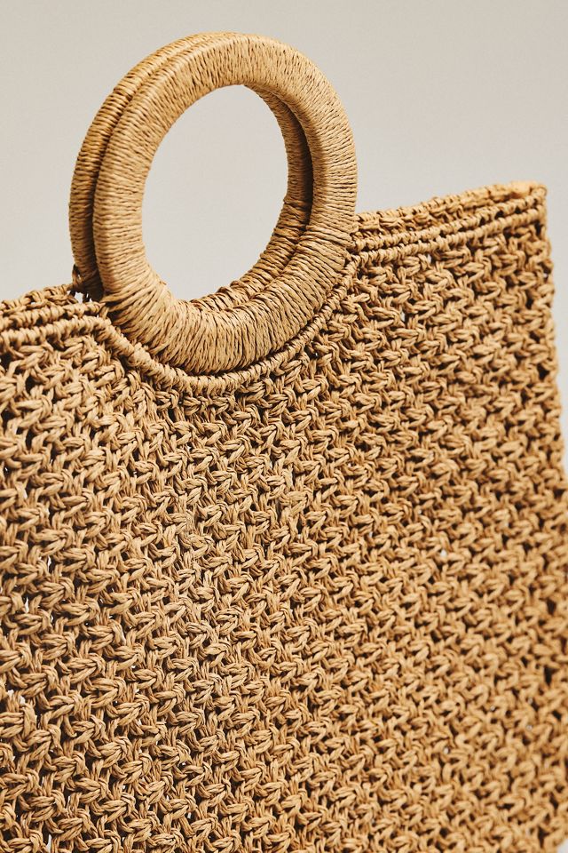 LSPACE Bella Raffia Tote Bag #3