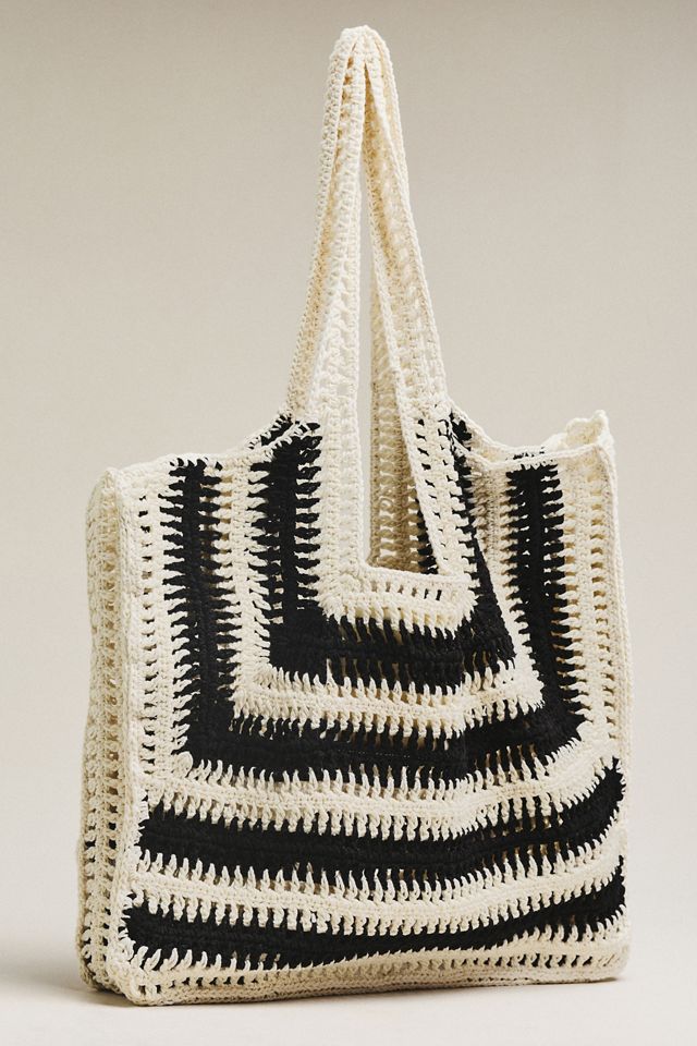 LSPACE Caylin Crochet Tote Bag #1