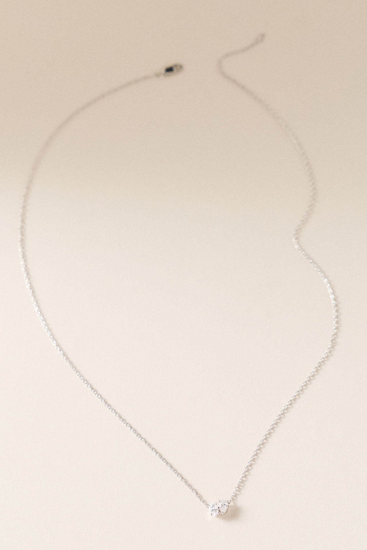 Toi et Moi Lab Diamond Pendant Necklace