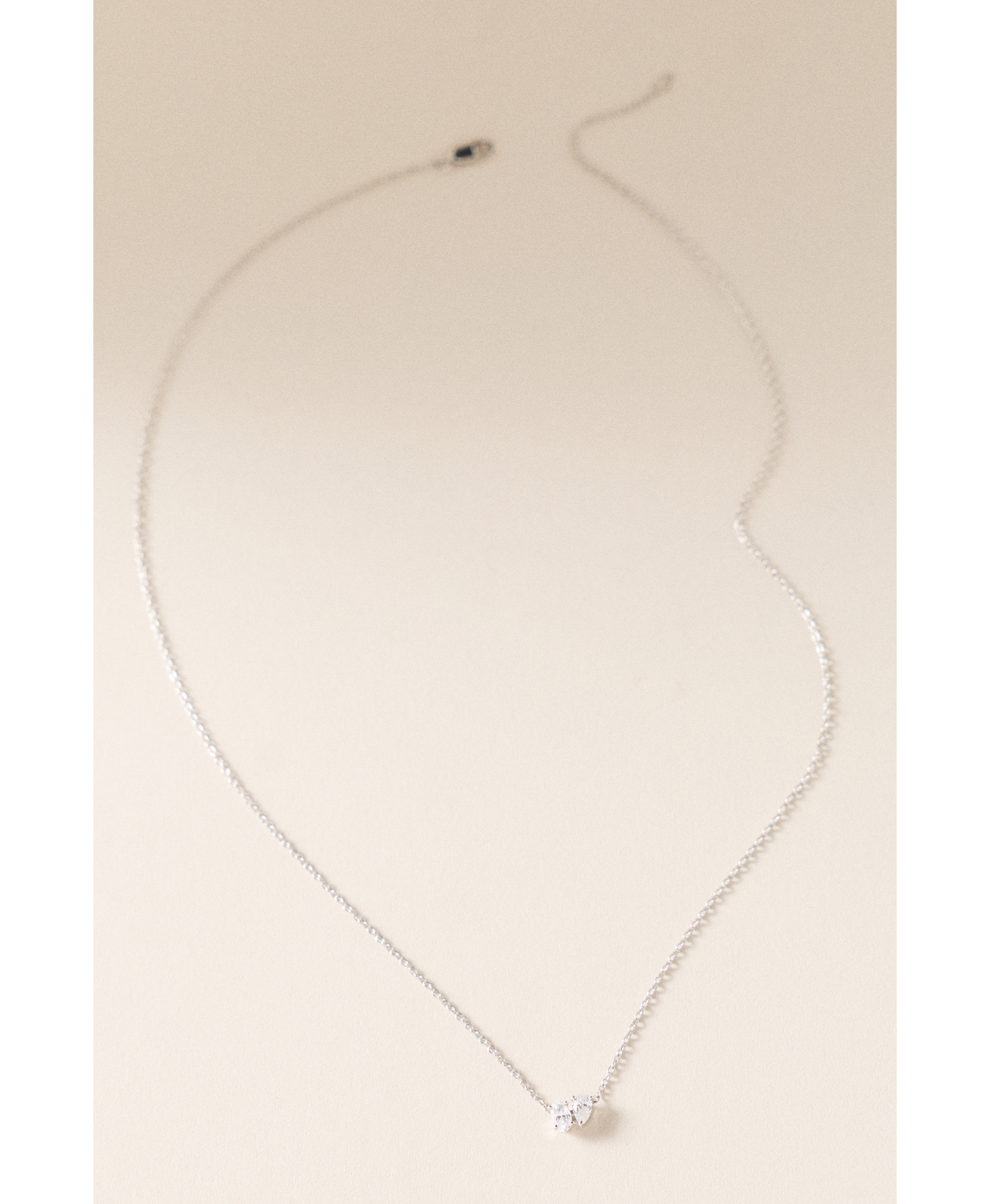 Toi et Moi Lab Diamond Pendant Necklace