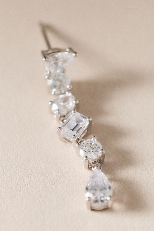 Multi-Stone Lab Diamond Drop Earrings #1