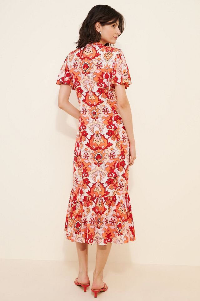 Cinq  Sept Damask Peeta Midi Dress | Anthropologie