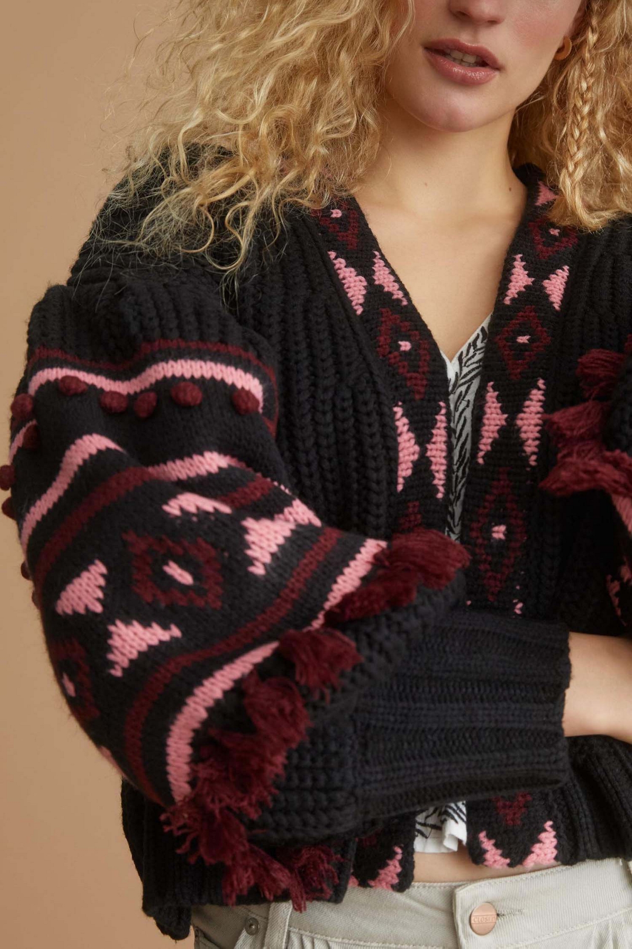 Sachin & Babi Tasseled Cardigan