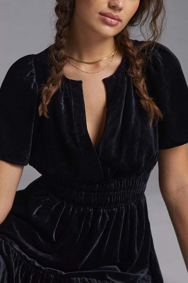 casual mini shirt dress for women Navy Button Front Mini Shirt Dress - All Dresses