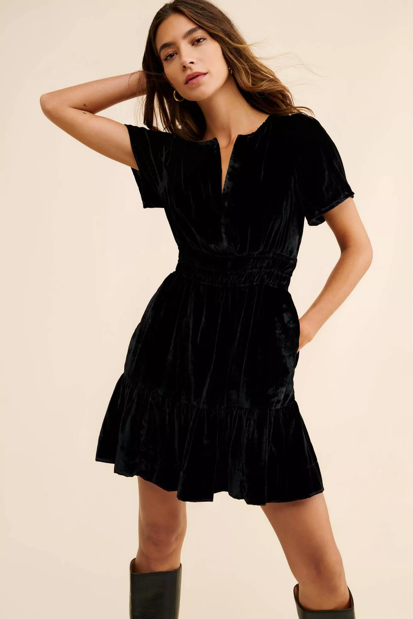 Somerset Velvet Mini Dress