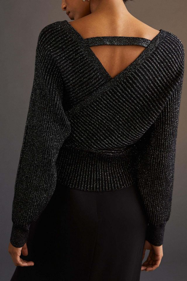 Shimmer Surplice Pullover #3