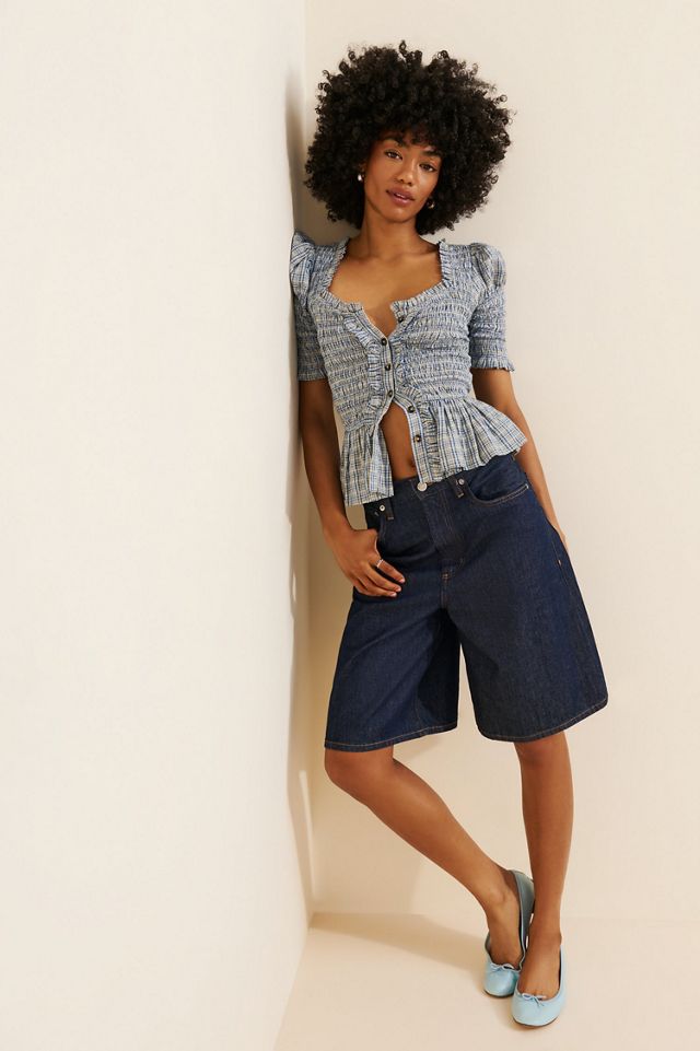 Damson Madder Mansi Shirred Blouse #3