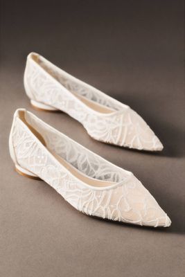 Anne Barge Jolie Pointed-Toe Flats