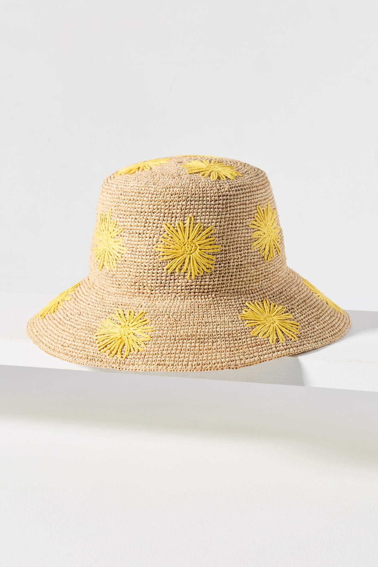 San Diego Hat Co. Floral Embroidered Bucket Hat