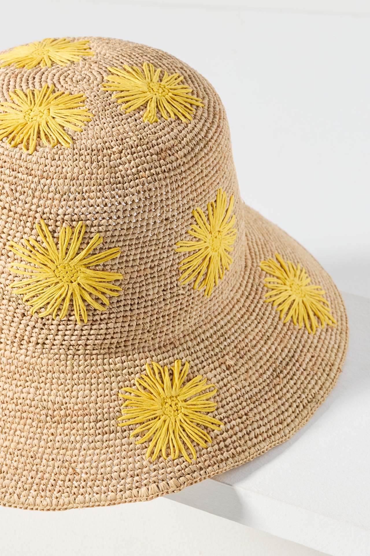 San Diego Hat Co. Floral Embroidered Bucket Hat