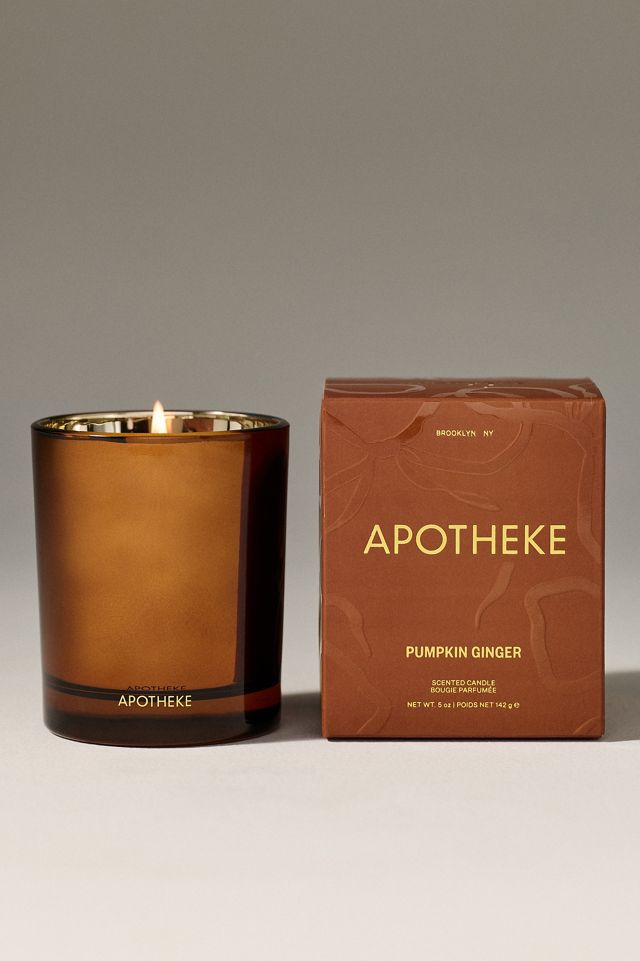 Apotheke Gourmand Pumpkin Ginger Boxed Glass Candle #1