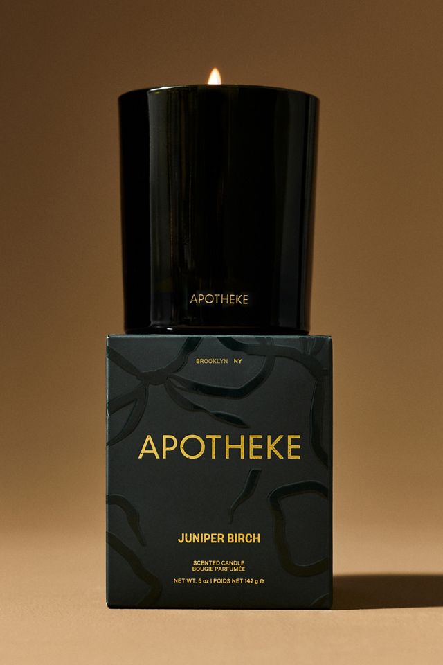 Apotheke Woody Juniper Birch Boxed Glass Candle #1