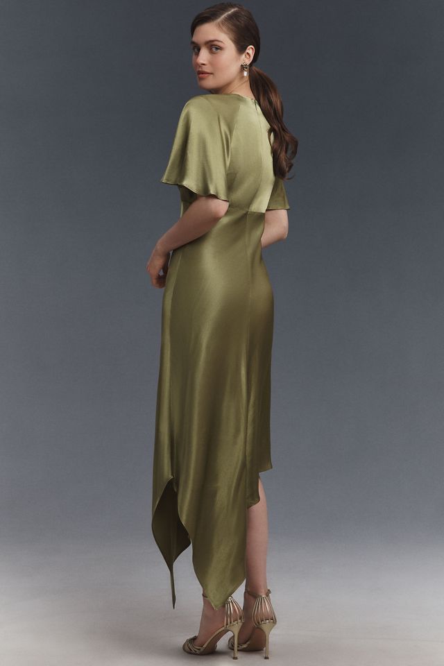 Mare Mare Asymmetric Maxi Slip Dress #1