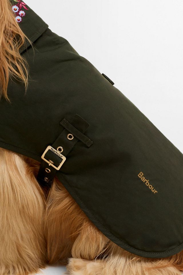 Barbour x Anthropologie Embroidered Collar Dog Coat #2