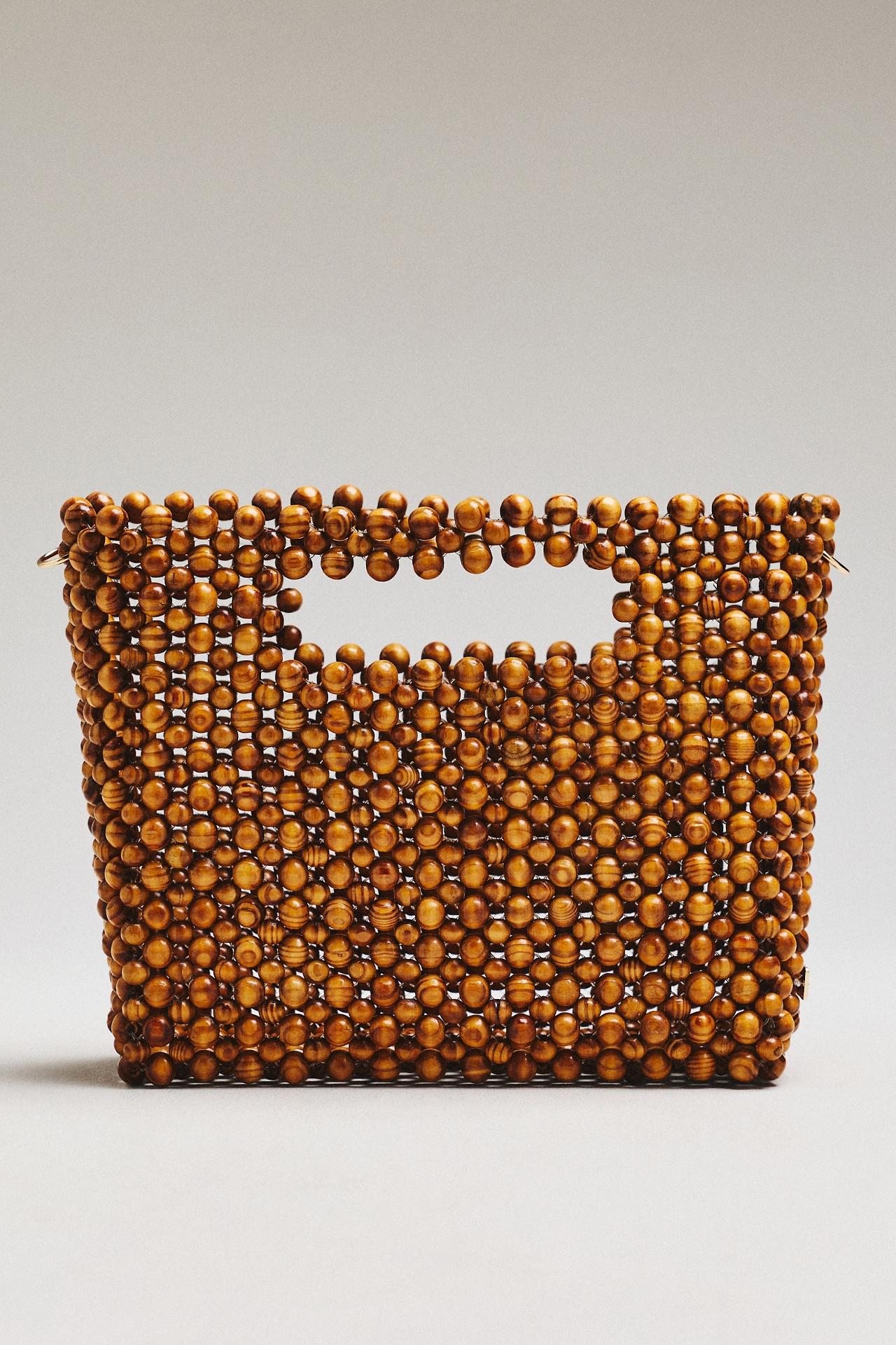 Dolce Vita Linzy Wood Beaded Hand Bag