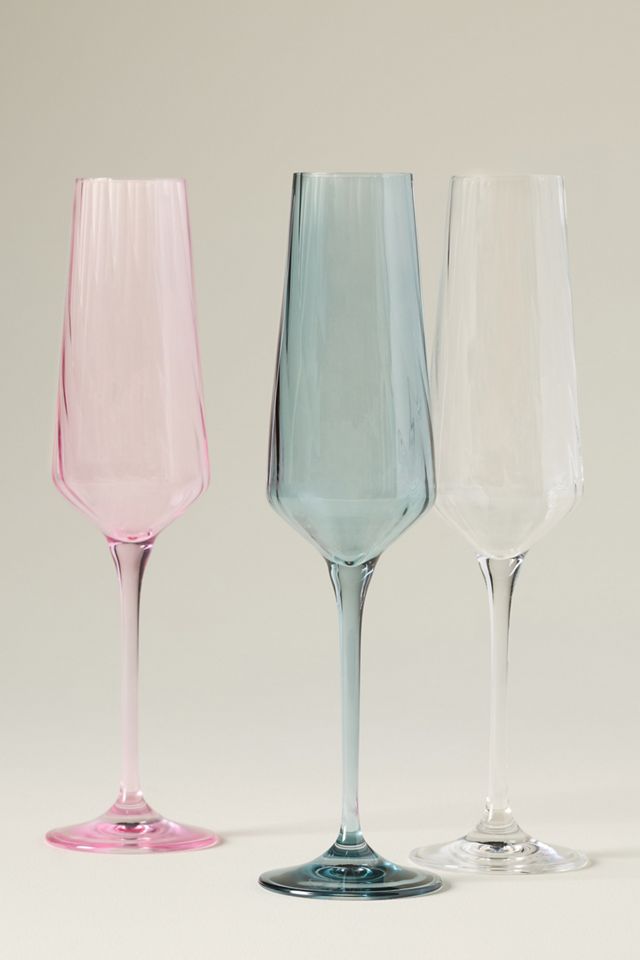 Reflections Flute Glasses, Set of 4 #3