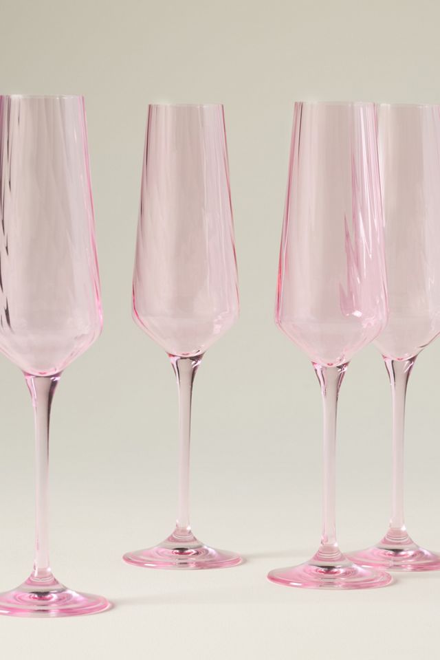 Reflections Flute Glasses, Set of 4 #2