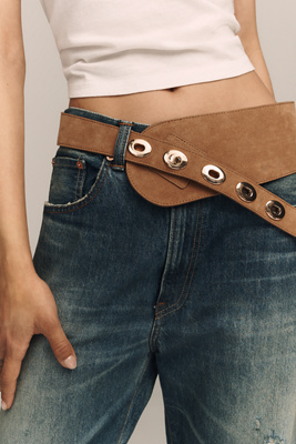 By Anthropologie Asymmetric Low-Slung Belt | Anthropologie