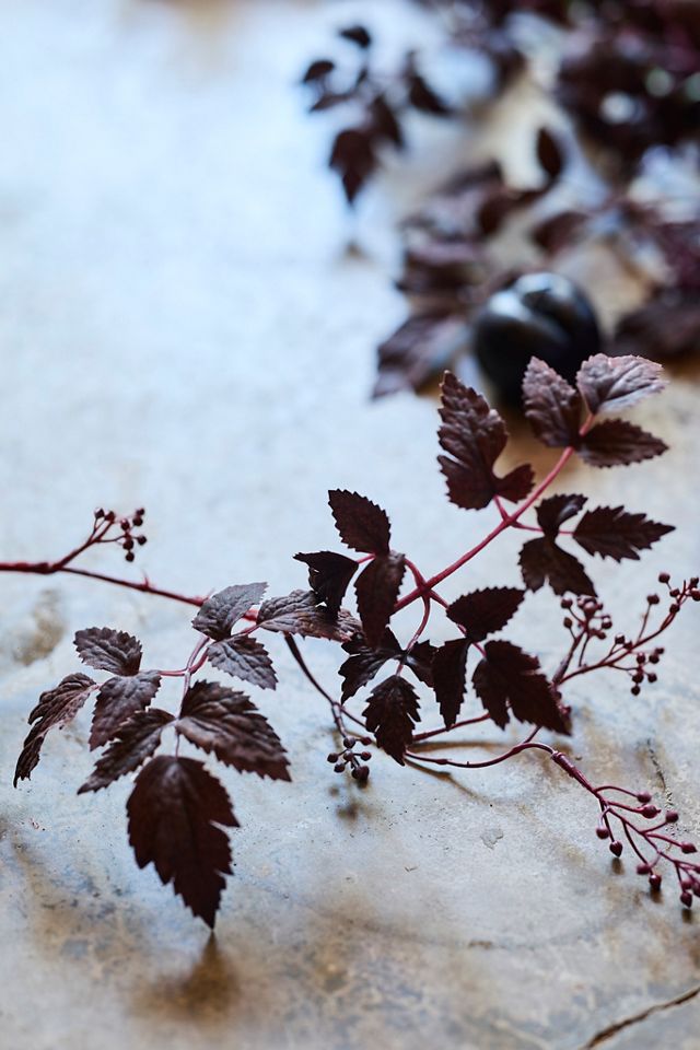 Faux Purple Foliage Garland, 6’ #1