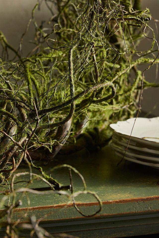 Faux Mossy Twig Garland, 10’ #1