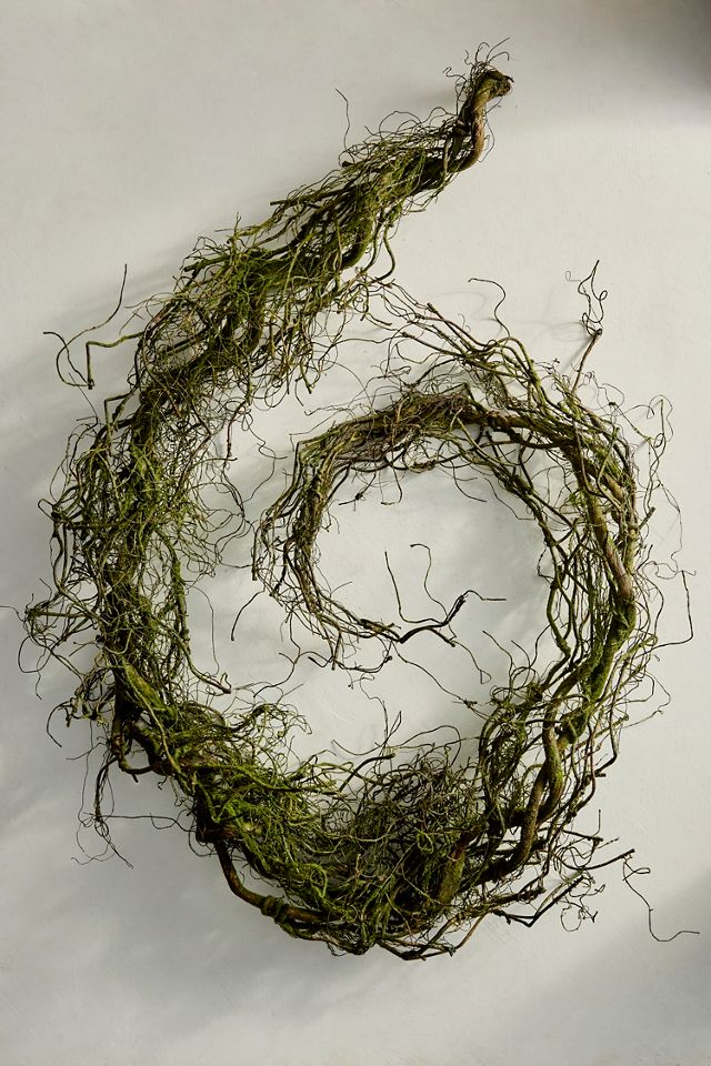 Faux Mossy Twig Garland, 10’ #3