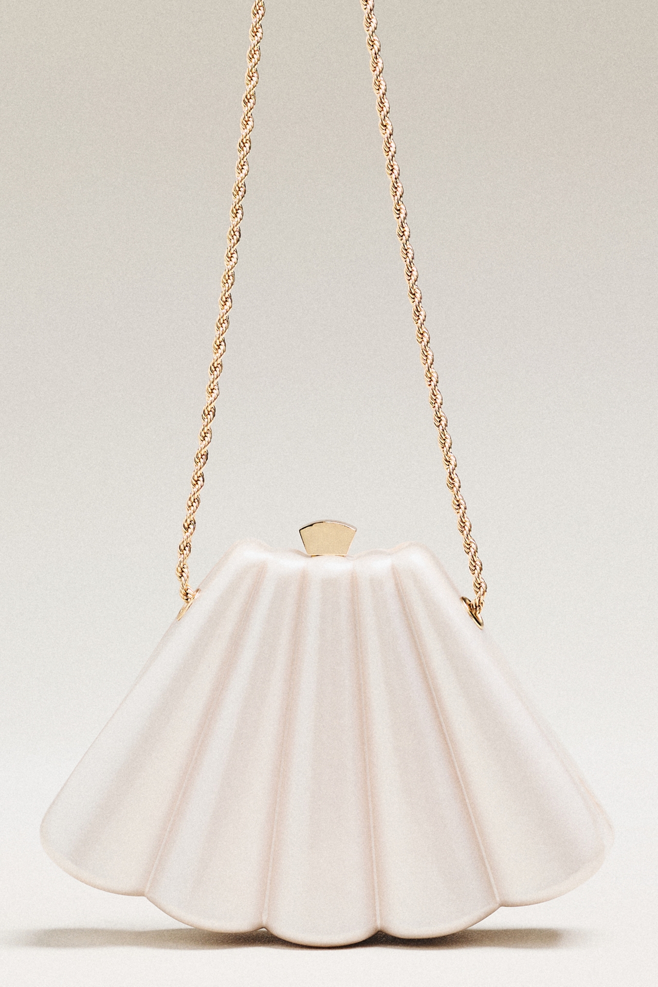 Lulla Collection Pearlized Shell Hand Bag