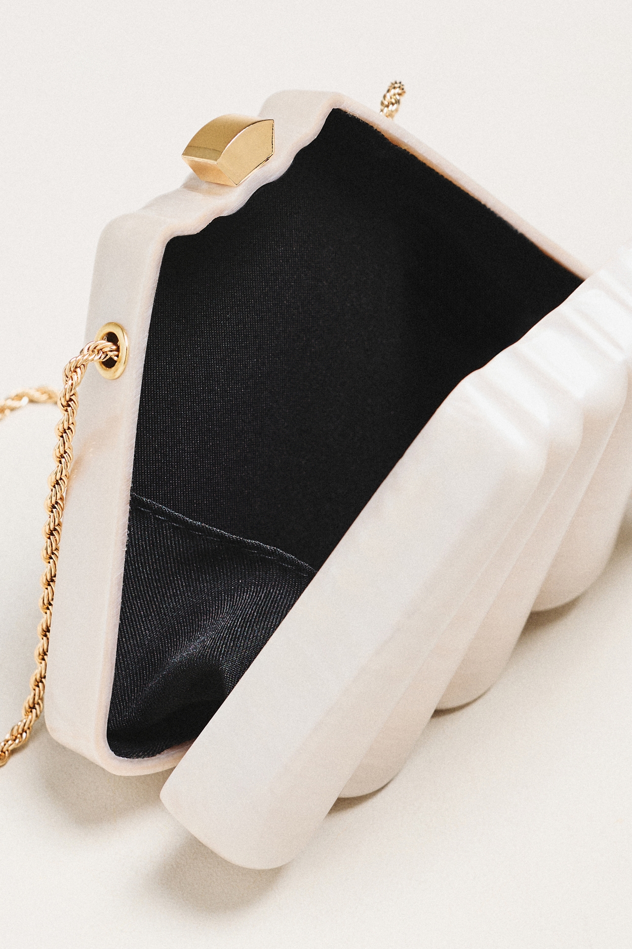 Lulla Collection Pearlized Shell Hand Bag