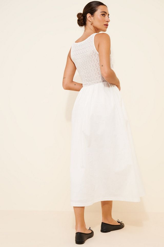 En Saison Denver Mixed Media Midi Dress #1