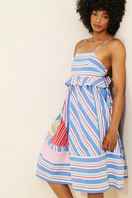 linen dress vacation Linen Maxi Beach Dress Livia L / Natural main image 1