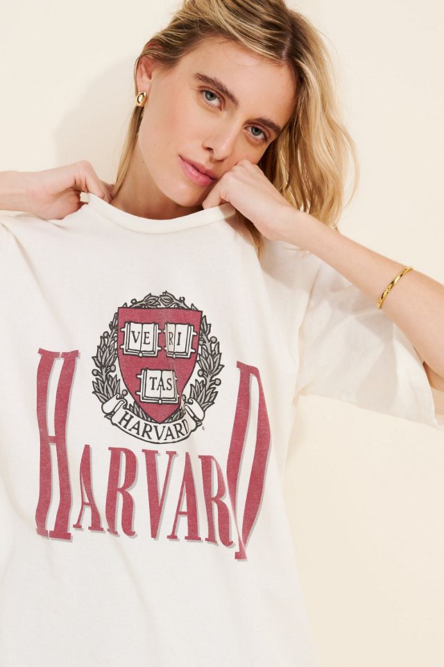 Original Retro Brand Harvard University Oversized Graphic Tee #4