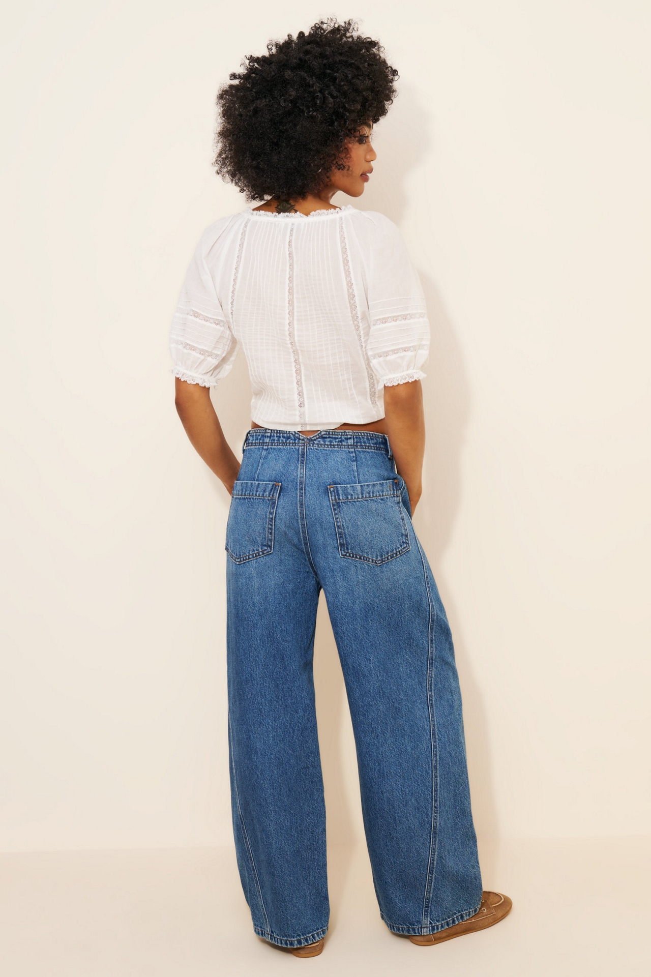 Pilcro High-Rise Tapered Jeans