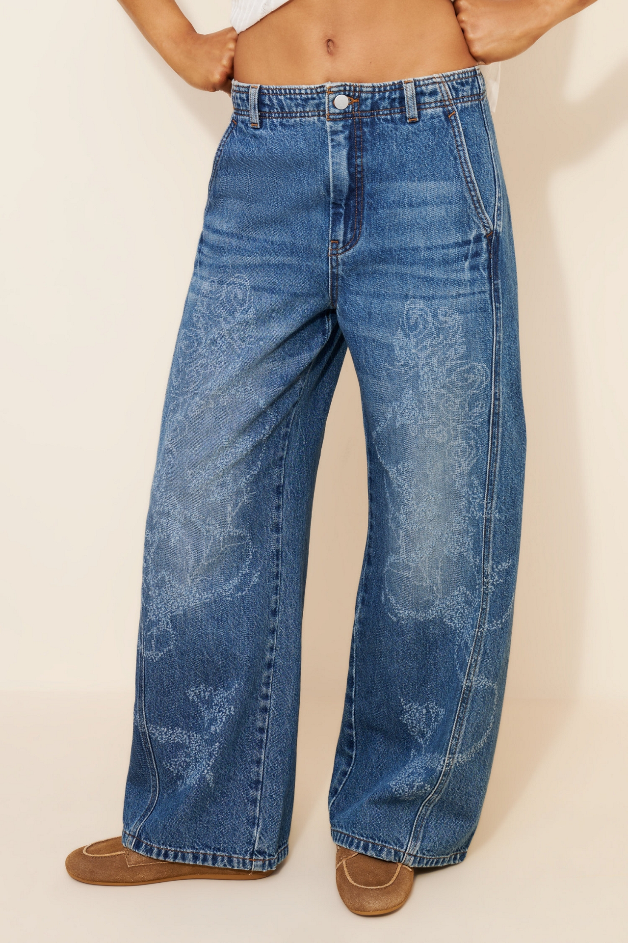 Pilcro High-Rise Tapered Jeans