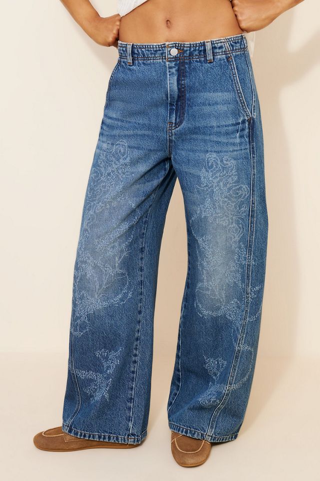 Pilcro High-Rise Tapered Jeans #4