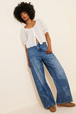 Good American Good 90's Cross Waist Jeans | Anthropologie