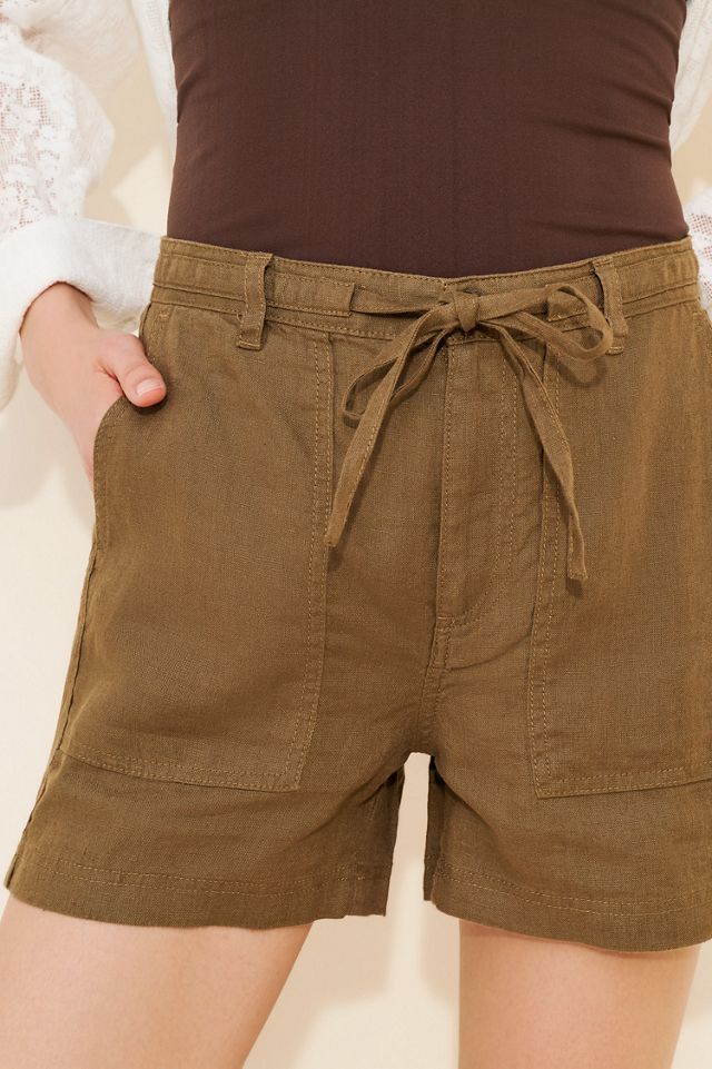Madewell Utility Back Linen Shorts #1