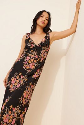 slim fit dress slacks Desert Dandelion Grace Maxi Dress Emerald main image 1